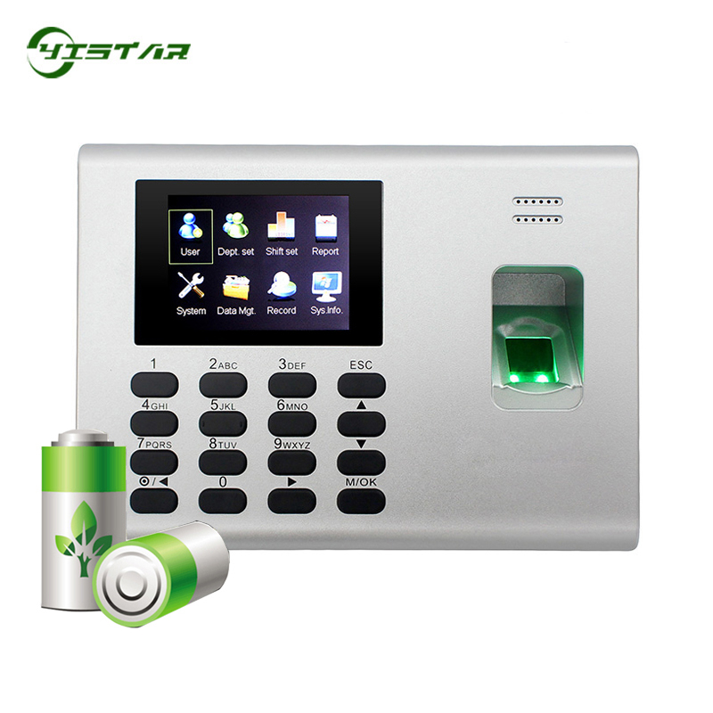 ZK K40 Linux System TCP/IP USB SSR Biometric Fingerprint Time Attendance Door Access Control System With Built In Battery