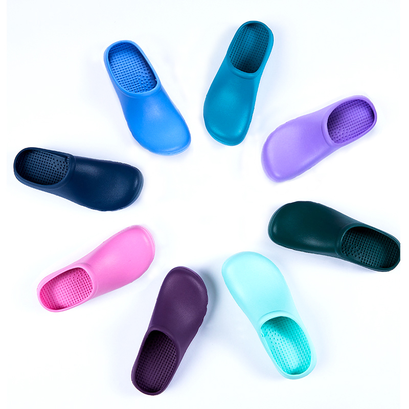 Women Anti Slip Hospital Nursing Summer Soft Clogs Multifunctional Restaurant Garden Safety Work Clogs