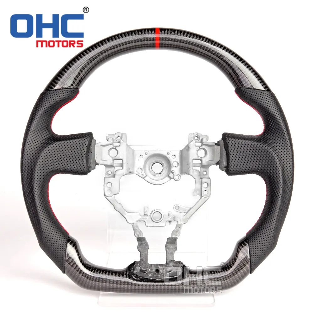 100% Real Carbon Steering Wheel For Toyota 86 AT86 Subaru BRZ 2012 2013 2014 2015 2016 Steering Wheels Carbon Fiber