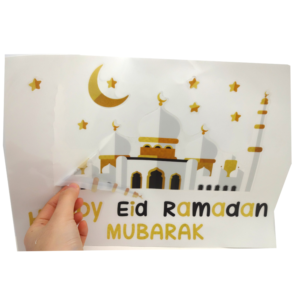 Custom static cling window stickers decals