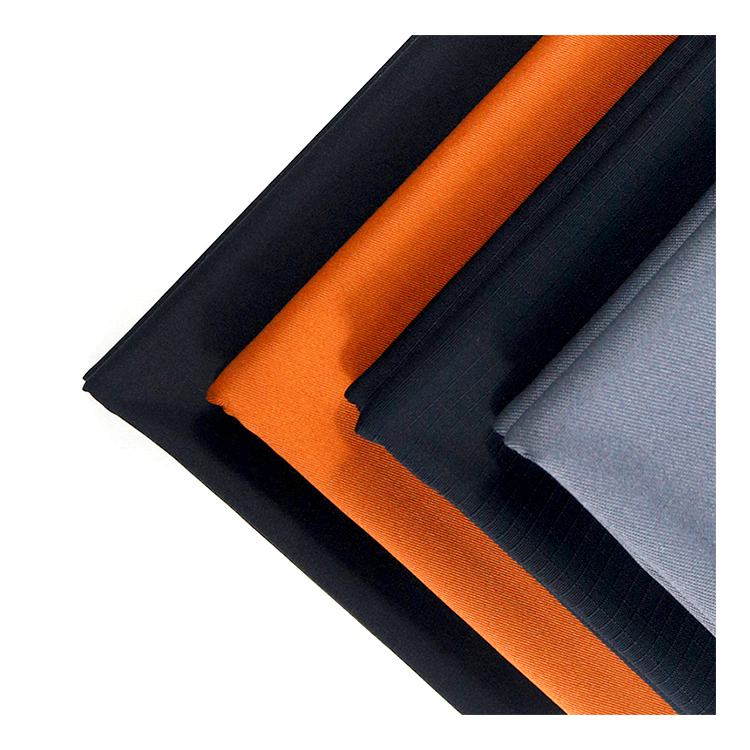 Breathable poly cotton elastic polyester spandex fabric for clothing