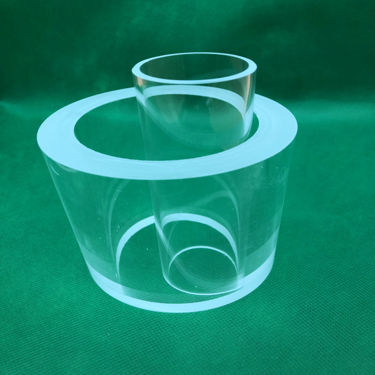 Quartz labware quartz cell uv cuvette large diameter quartz glass tube