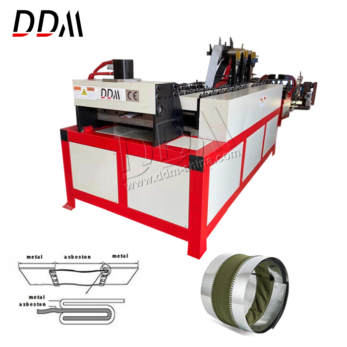 Гибкие соединения DDM Brand HVAC, гибкий соединитель для труб из ПВХ, роликогибочная машина с изоляционным слоем из стекловолокна