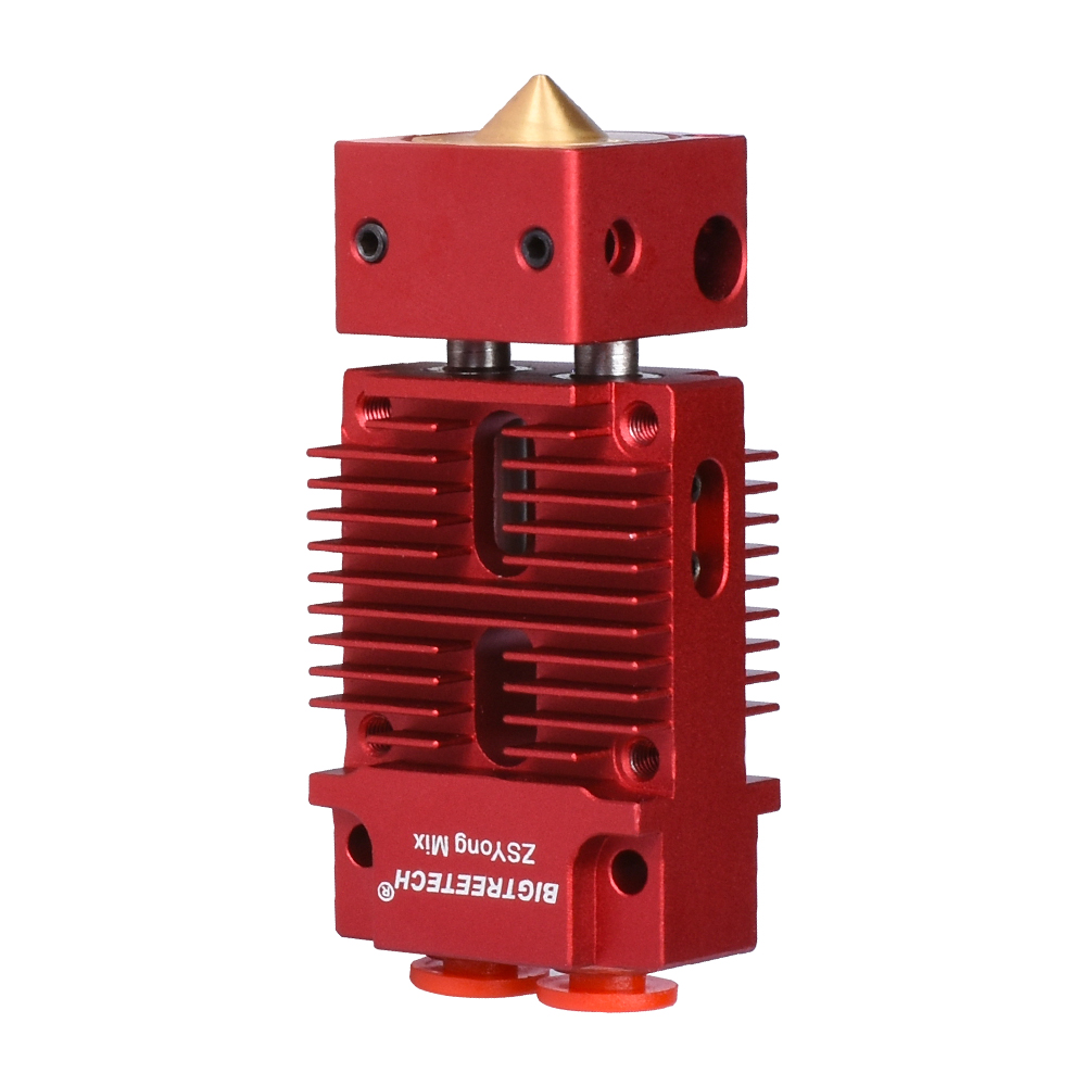 BIQU 2 в 1 из Hotend Боуден экструдер смешанный цвет Hotend J-head 3D-принтеры запчасти 1,75 мм нити 12 В/24 В нагреватель PTFE V6 Hotend