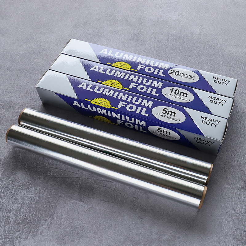 10/12/14 микрон Бытовая Алюминиевая фольга бытовая Упаковка Алюминиевая фольга Лист алюминиевая фольга рулон бумаги для продуктов