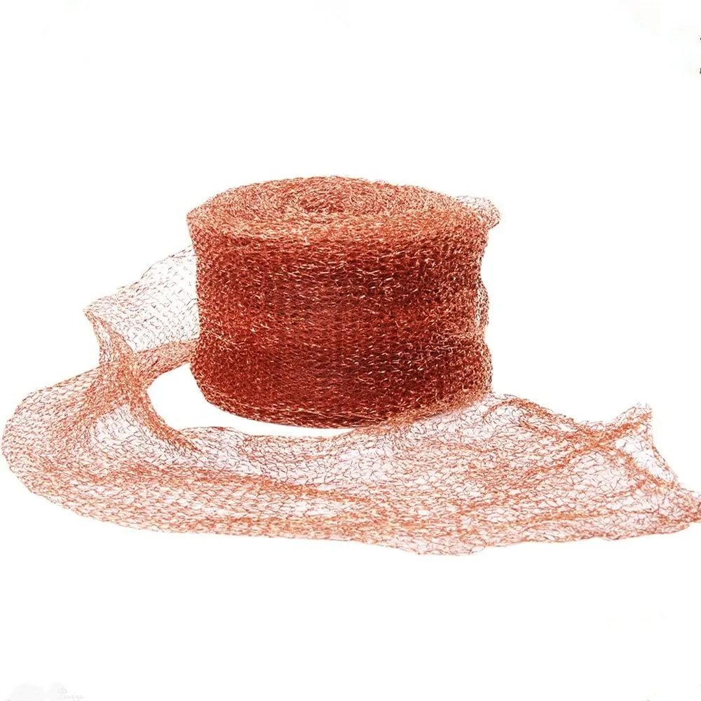 Knitted Copper Wire Mesh for Mouse Rat Rodent Pest Control 5inch*100foot