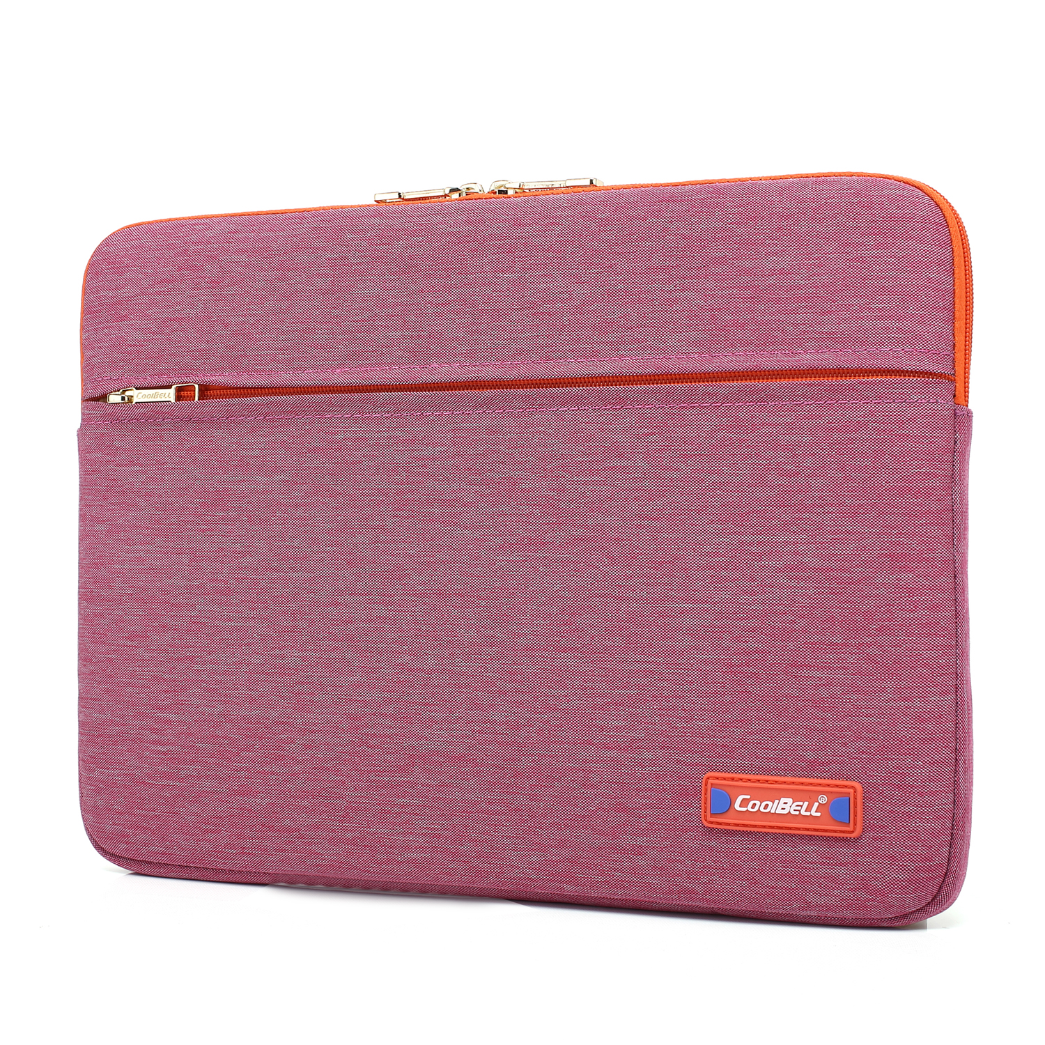 Coolbell Factory Custom Pink 13inch Luxury Protective Felt Laptop Bags Mini Shockproof Anti-fall Notebook Case For Ios Android