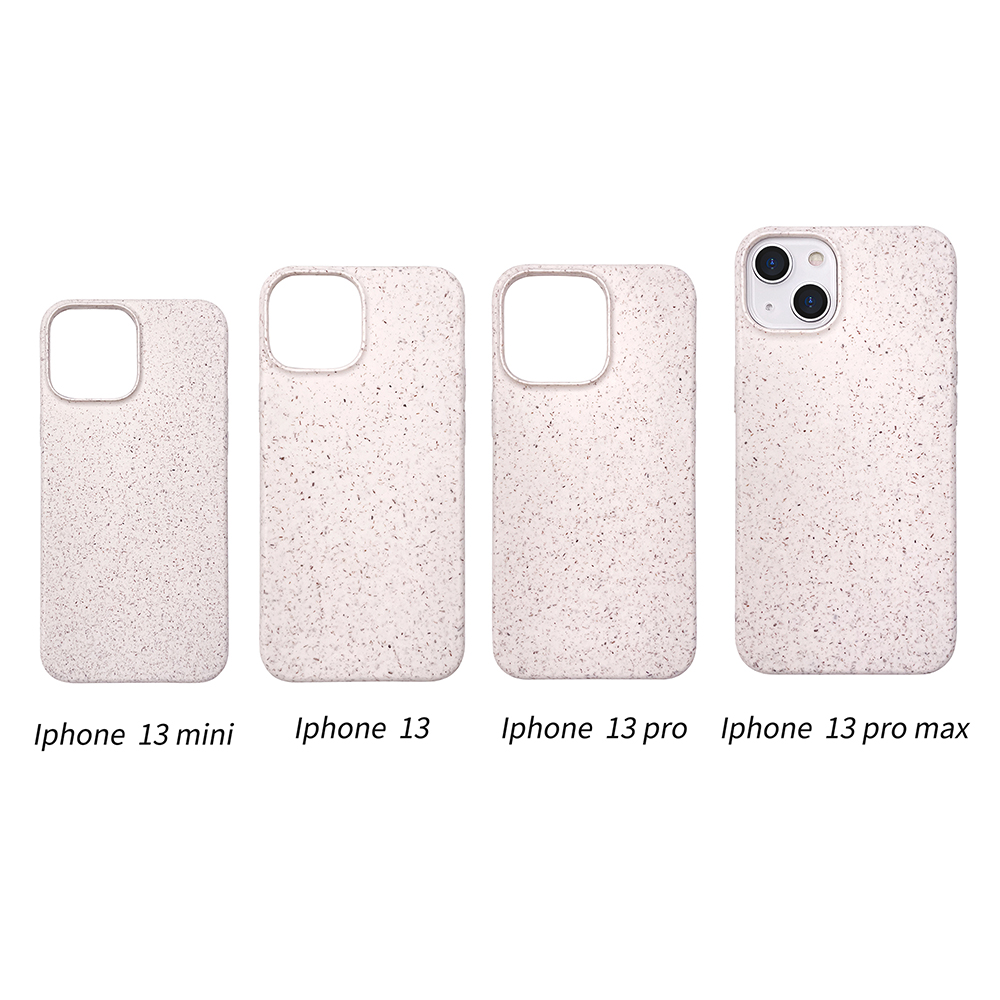 Tenchen Wheat strew Bamboo fiber Biodegradable Phone Case Cover for iPhone 13