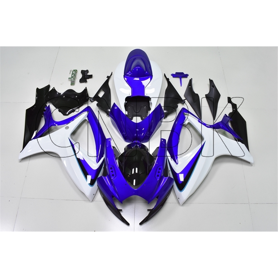 Пластиковые обтекатели GSXR 600 2006 GSXR 750 2006 синие белые черные комплекты обтекателей для Suzuki GSXR600 2006 - 2007 K6