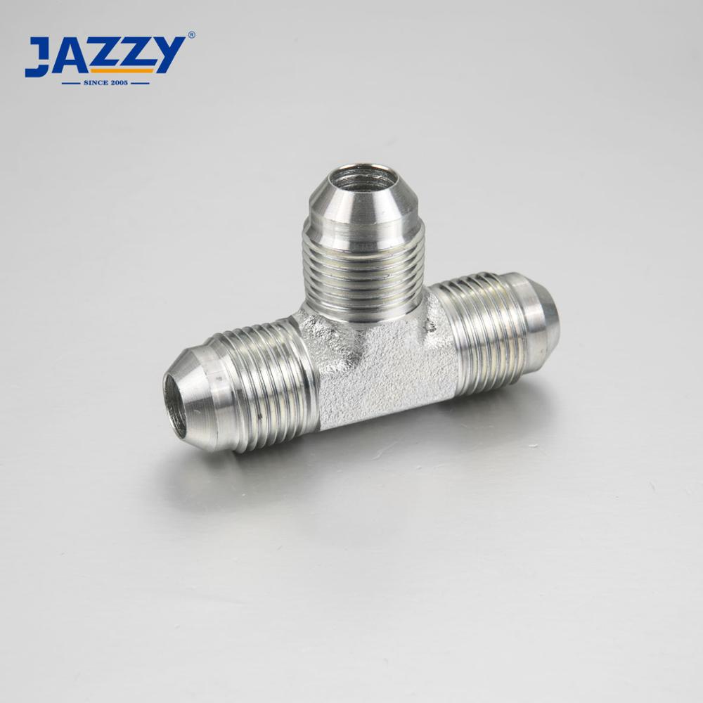 JAZZY, кованый соединитель из углеродистой стали, swagelok, гидравлическая трубка, соединительный Тройник, адаптер