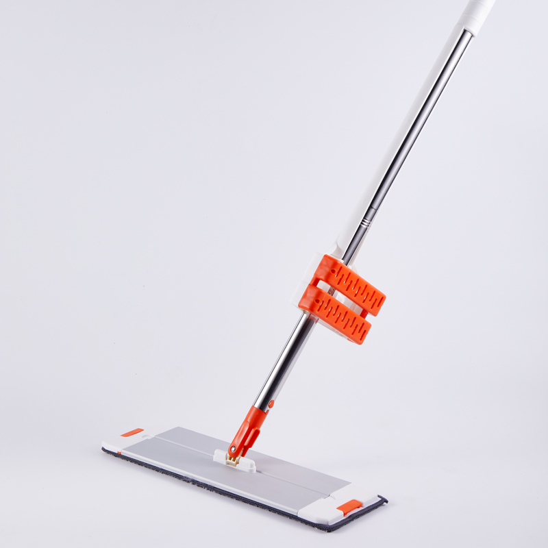 Professional Wet or Dry Microfiber 360 Rotating Magic Floor Flat Cleaning Mop with Telescopic Iron Handle