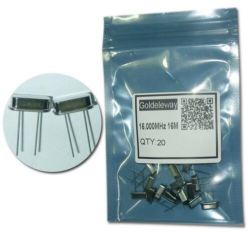 16.000MHz 16Mhz Crystal HC-49S Low Profile Passive crystal