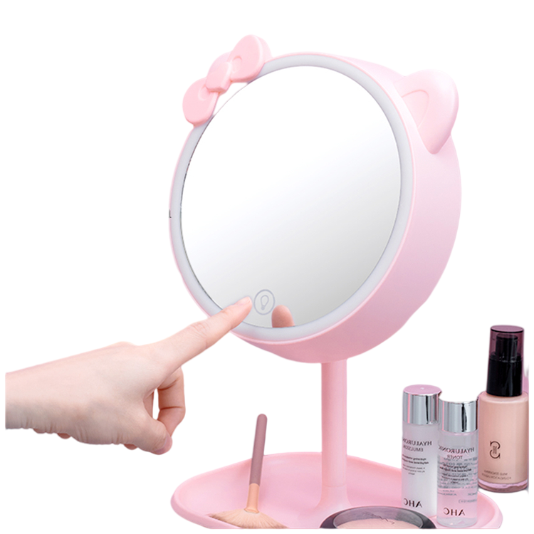 2 in 1 makeup mirror and bed light USB Led mirror light rechargeable beauty makeup mirror
