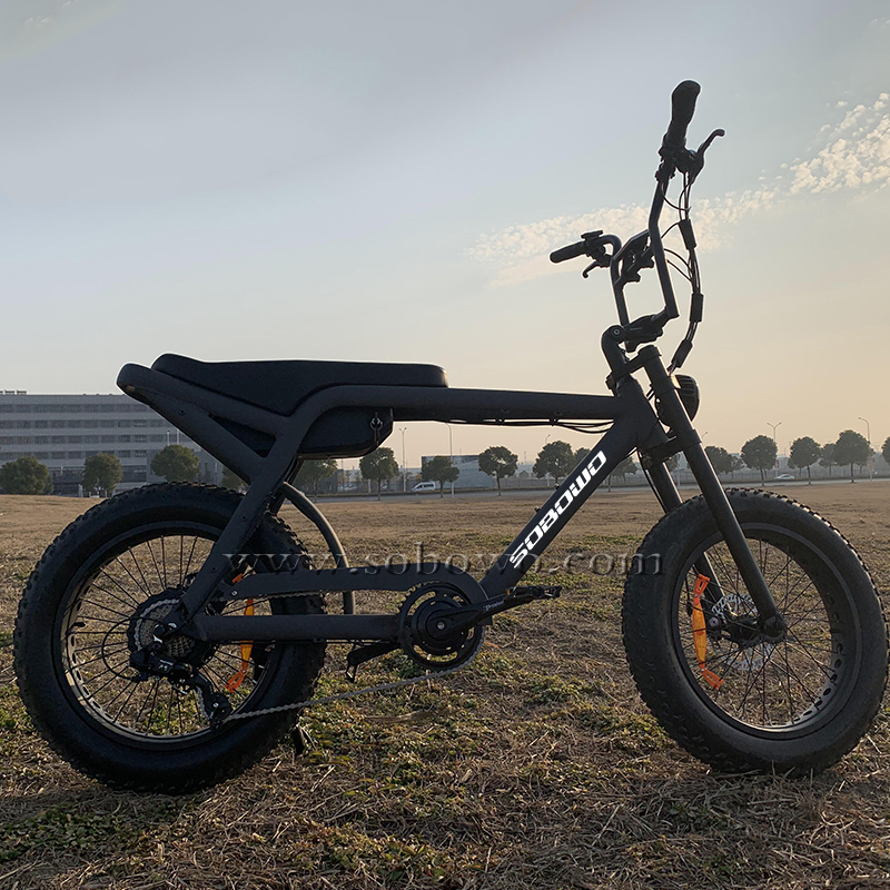 Sobowo new arrival two wheel adults super road retro electric motorcycle 500w