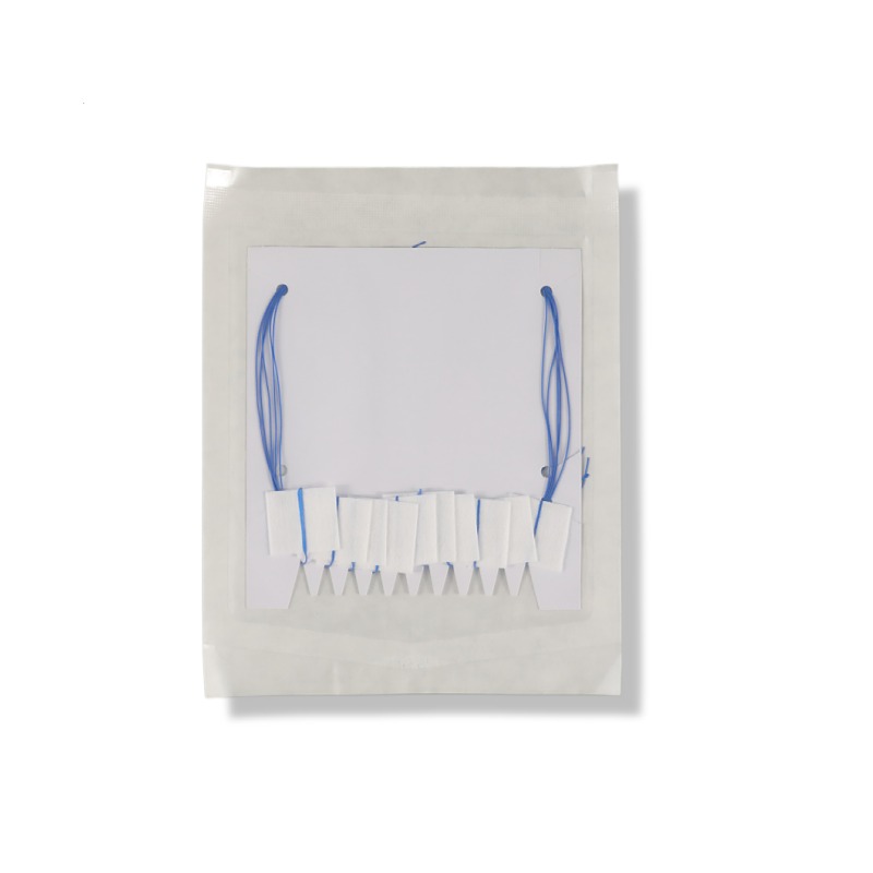 brain patties brain stripes X-ray Detectable yarn lap sponge absorbent surgical patties