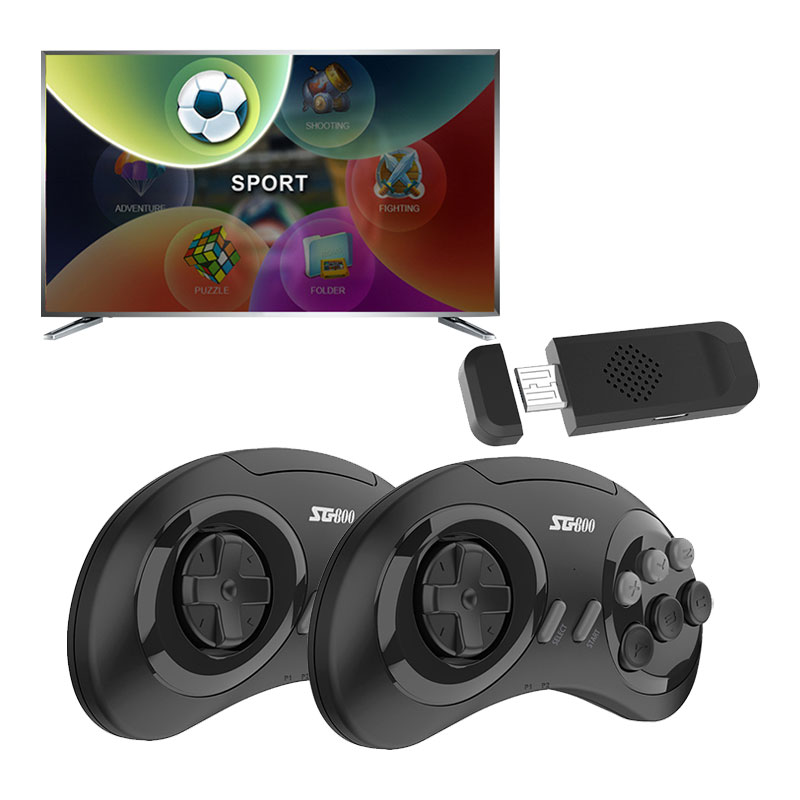 2,4 Беспроводная игра SG800 688 мини 16 бит 4K HD Megadrive MD 16 бит Ретро аркадная игровая консоль для Sega GBA