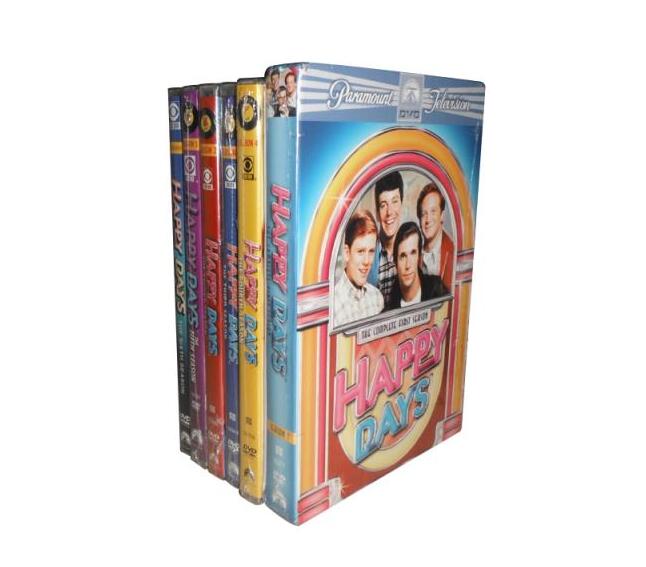 Happy Days 22DVD Фильмы ТВ серия мультфильмы диски фитнес-фильмы DVD полный бокс Рождественский подарок Великобритания DPD США UPS пользовательский Сейф