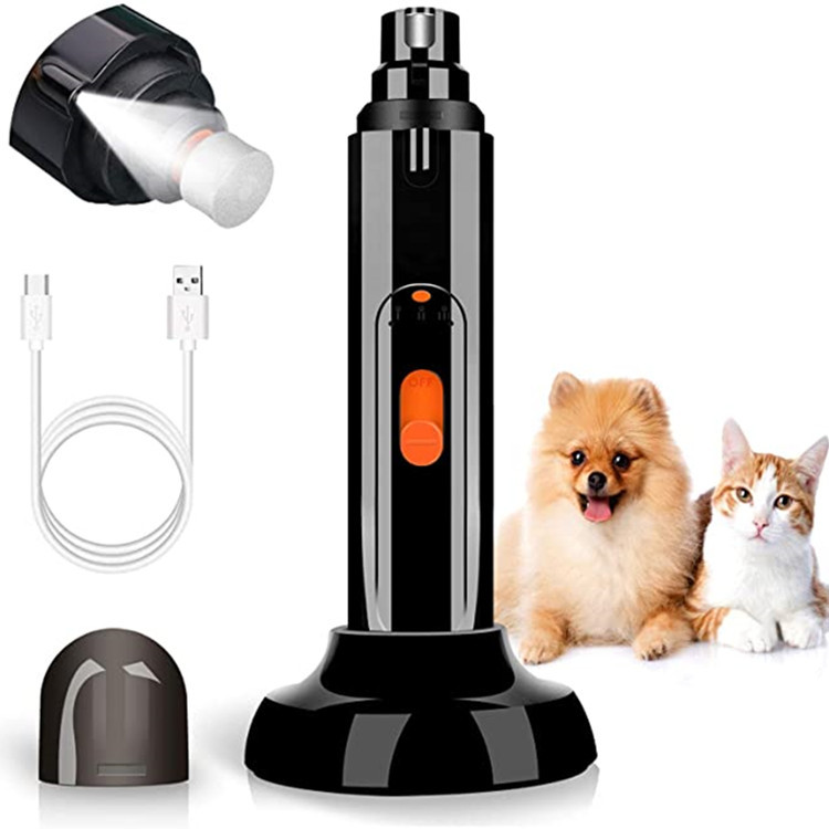 2021 New Style High Quality Electric Rechargeable Pet Nail Grinder Grooming Tool Trimmer Painless Claw Beauty for Dogs Cats