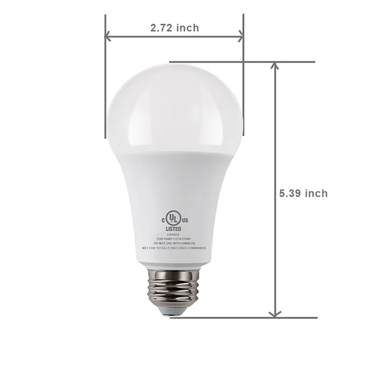 Rechargeable Emergency LED Bulb with Battery Backup light up with finger 9W 850LM E26 E27 B22