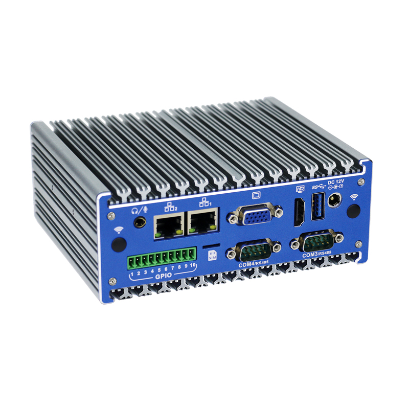 Портативный компьютер 4 ГБ ОЗУ 128 Гб SSD настольный мини ПК двойная Lan промышленный компьютер Advantech