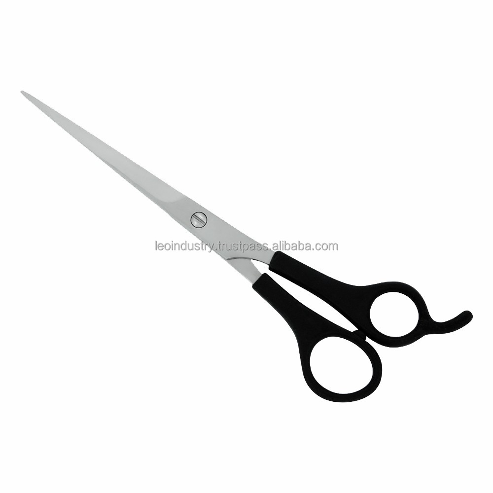Custom Plastic Handle Stainless Steel Blade High Quality Hair Cutting Scissors