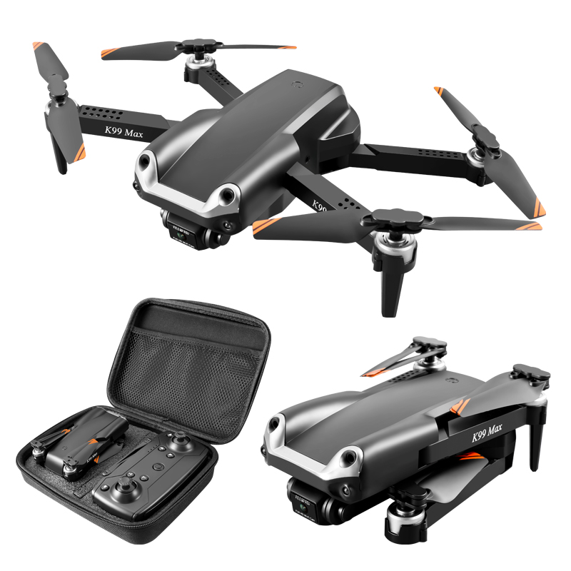 K99 Max Дрон 2,4 GHZ WiFi 4K HD Двойная камера аэрофотосъемка Дрон трёхполосный Предотвращение препятствий складной Квадрокоптер