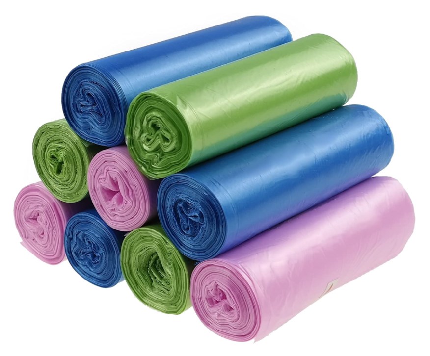 Biodegradable Garbage Trash Bag on Roll Making Machine