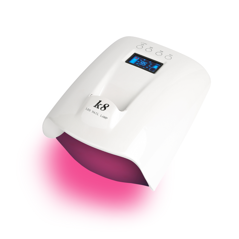Wireless Charging Nail Dryer LED Light Therapy Lamp Baking Light Dry Nail Machine Battery Powered UK Plug Wearable Nail Drying