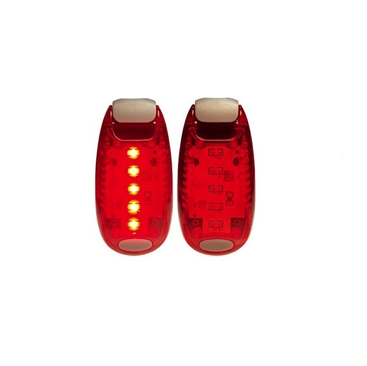 Клип на 5LED безопасности предупреждение поворотный стробоскоп вращающийся мигающий свет светодиодный спортивный свет безопасности для бега, ходьбы