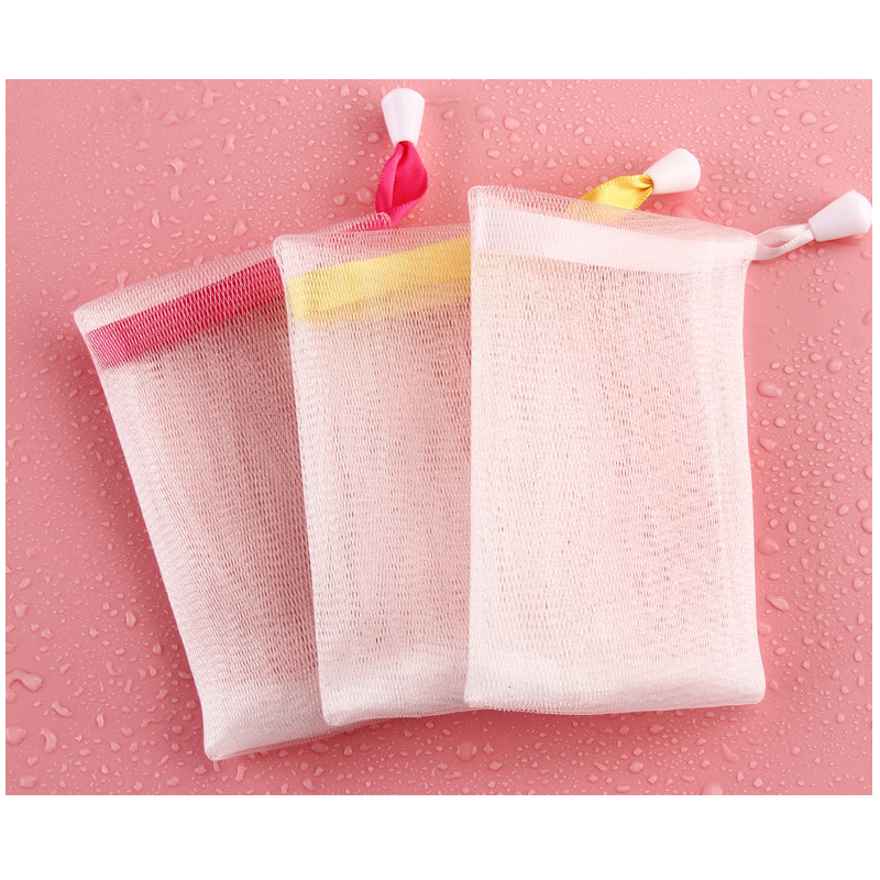 Экологичный мешок для ванны drawstringsoap mesh bags