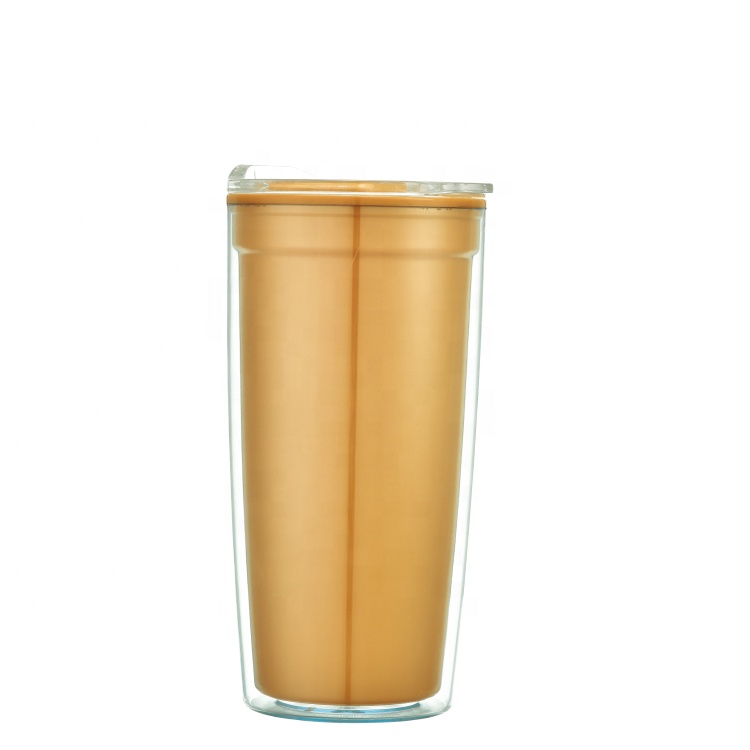 China Factory Leisure Multiple Color Travel Plastic Tumbler Coffe Drinking Water Bottle Mug
