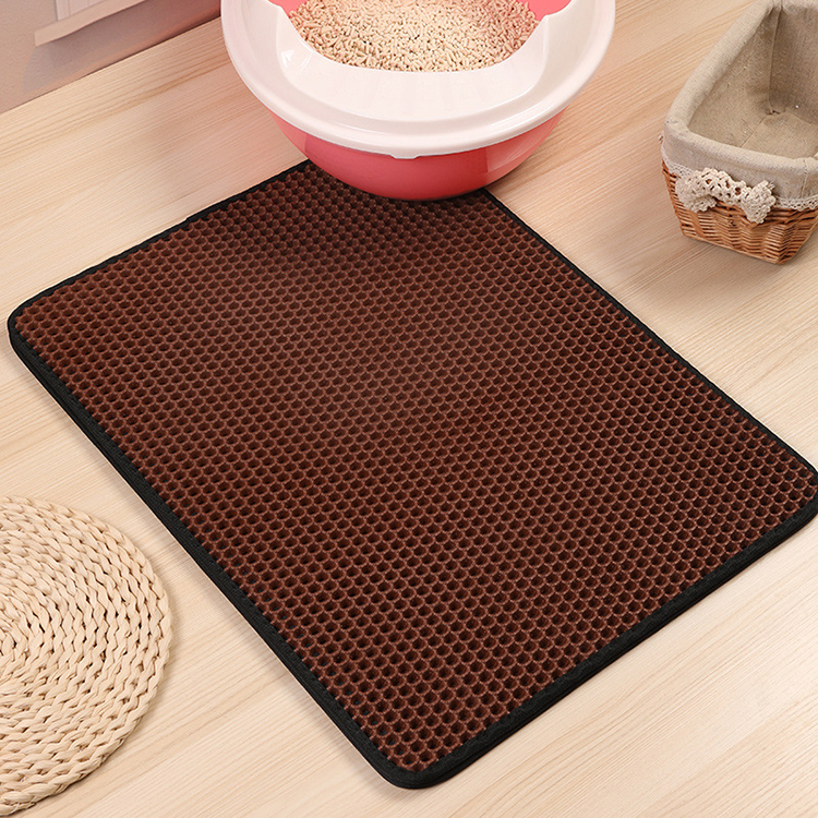 Wholesale Double Layer Leakproof Folded Pet Foot Cleaning Cat Litter Pad Pet Pad