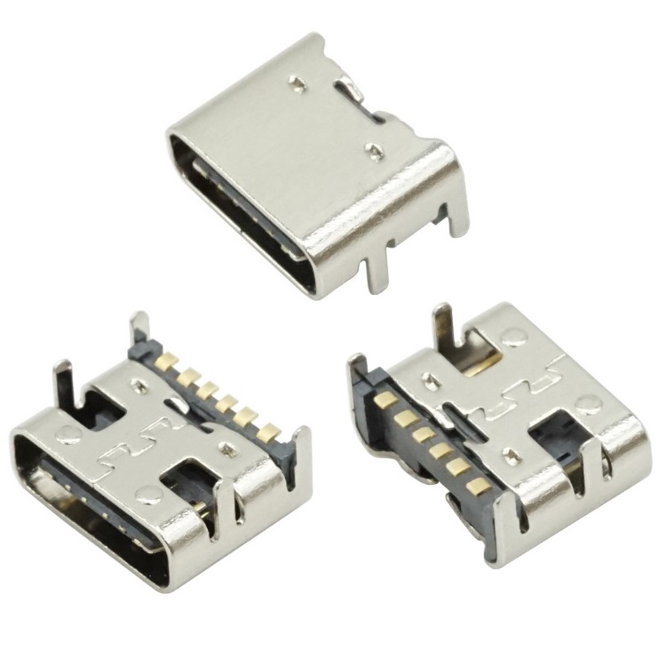 TYPE-C 6P разъем «мама» зарядки специальный простые горизонтальные USB3.0 разъем