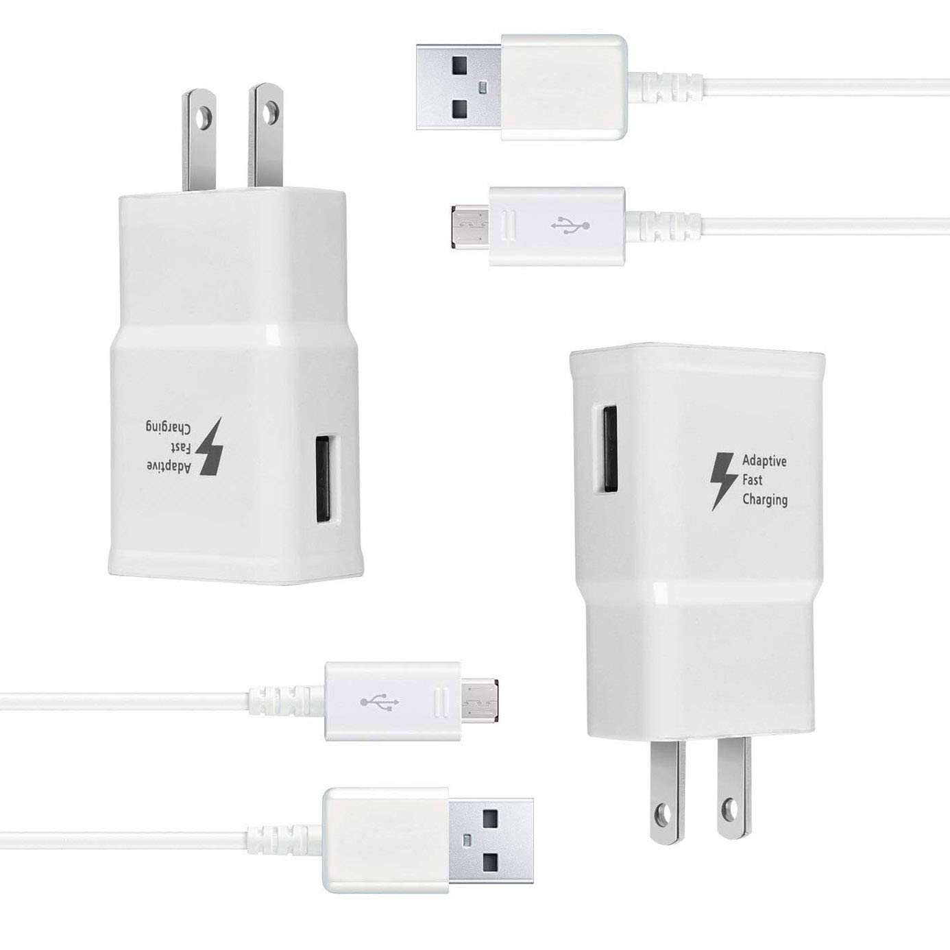 Настенное зарядное устройство USB 9,0 V 1.67A 5V 2A Адаптивное быстрое зарядное устройство с USB для Samsung Galaxy S10/S10 +/S9/S9 +/S8/S8 + Note 8/Note 9