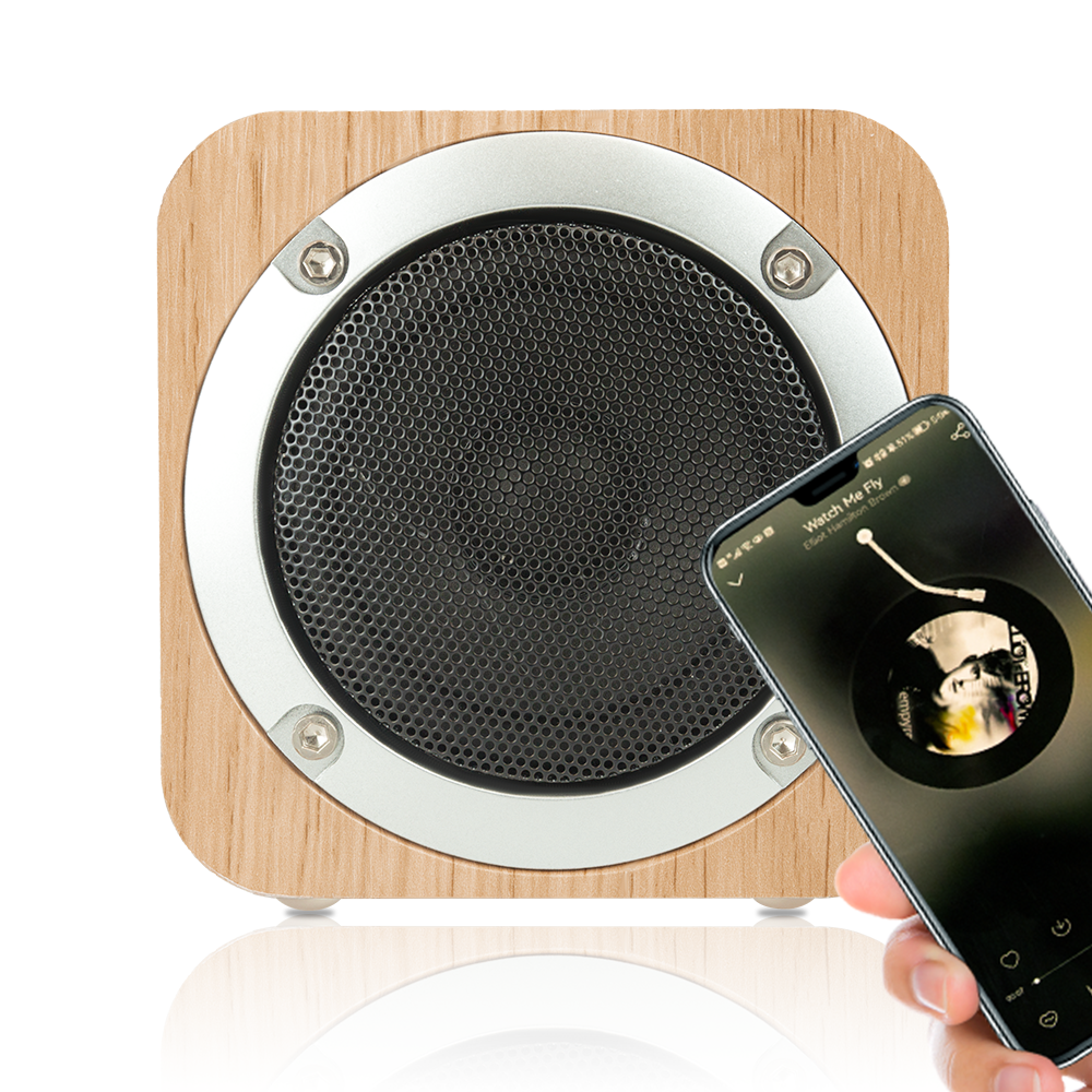 New Design Classical Poratable Blue tooth Surround Wooden Speaker FM