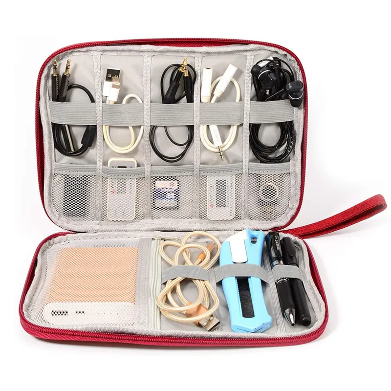 Travel Electronics Accessory Bag Digital Storage Cable Organizer Bag