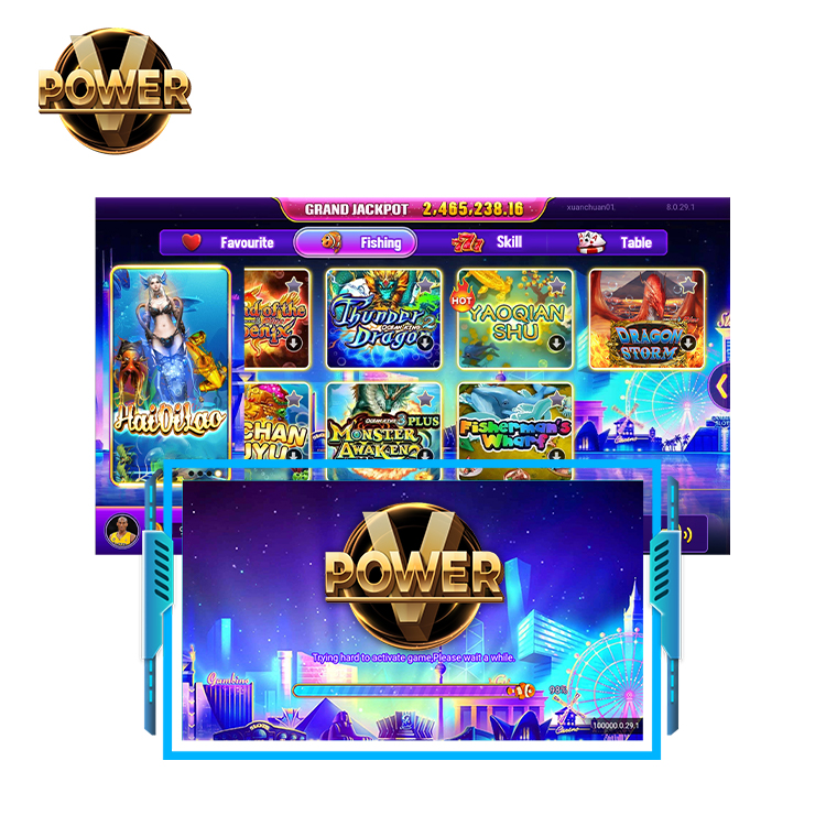 Игровой контроллер Vpower Fish, портативное программное обеспечение для онлайн-игр, золотой дракон