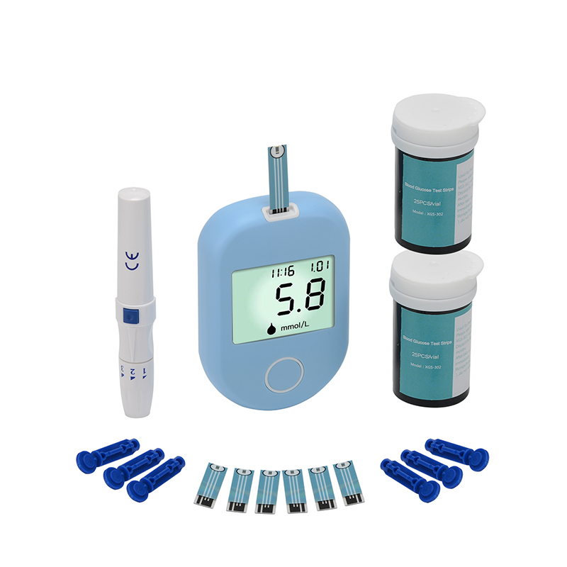 High Quality Electronic Blood Glucose Monitor Blood Glucose Meter With Lancets And Test Strips