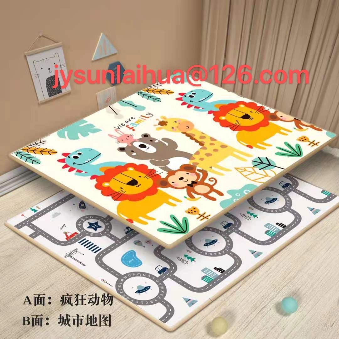 Коврик игровой детский блестящий, пазл Xpe, утолщенный, для ползания, детская комната