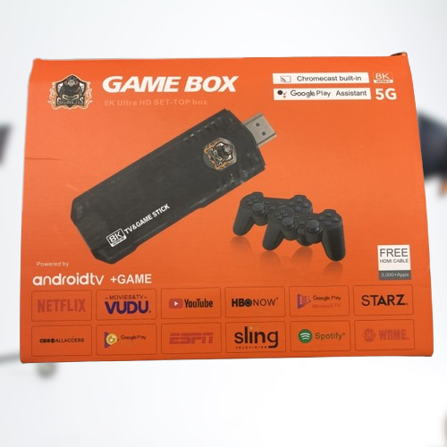 Приставка Игровая Allwinner H313 M8/X8/M98 на Android 10, 2 + 16 ГБ, 2,4/5 ГГц, Wi-Fi, 64 ГБ