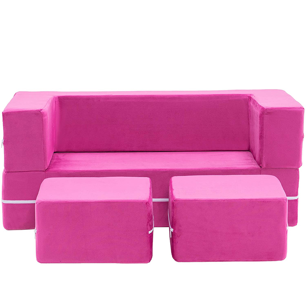 Recliner Sofa Set furniture Children folding Sectional Sofa Modern PU Foam Kids' Sofa For Children's Playroom