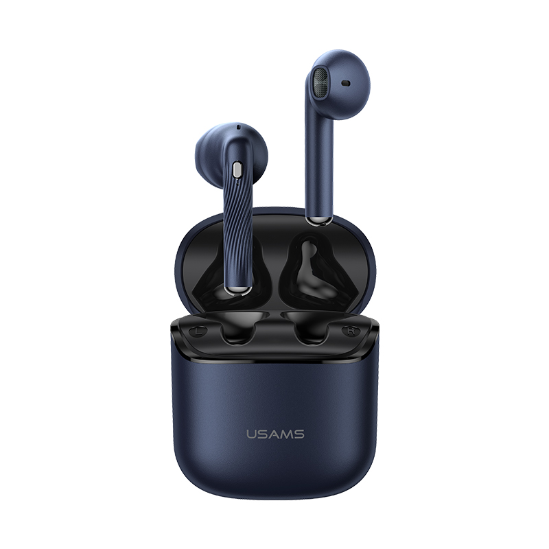 USAMS SY02 OEM Custom led logo brand BT 5.0 wireless bass BT headphones headset for phone