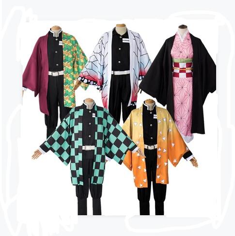 Кимоно для косплея Kamado Tanjiro Nezuko Giyuu Kocho Shinobu Zenitsu