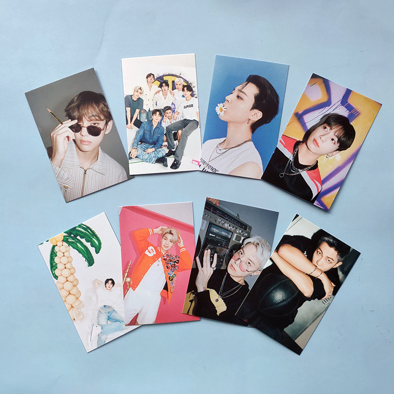 KPOP Photocards BTS Weverse Magazine 7pcs/set Postcards Fans Collectibles JUNG KOOK JIN JIMIN V SUAG Merch Customizable L107