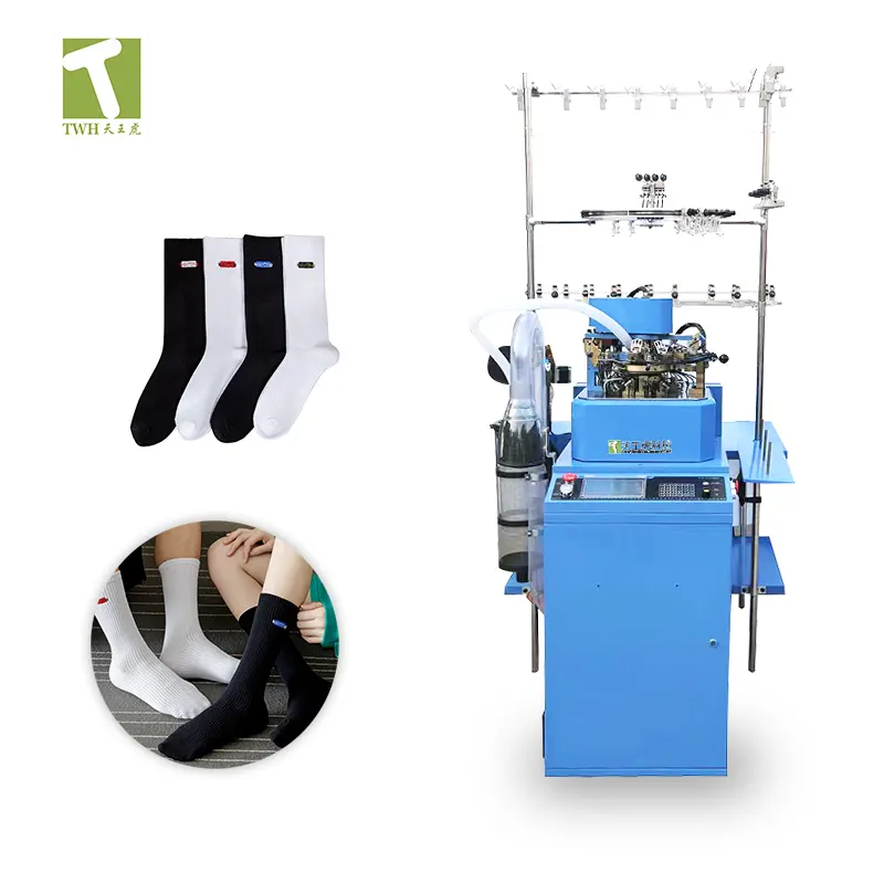 Factory automatic computer customized double cylinder socks knitting machine full automatic socks machine