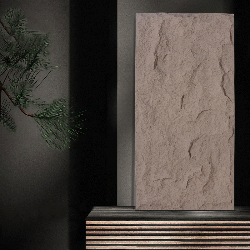 Light Weight Pu stone Panel Wall Faux Polyurethane 3d Decoration Pu stone Wall Panels Exterior Waterproof