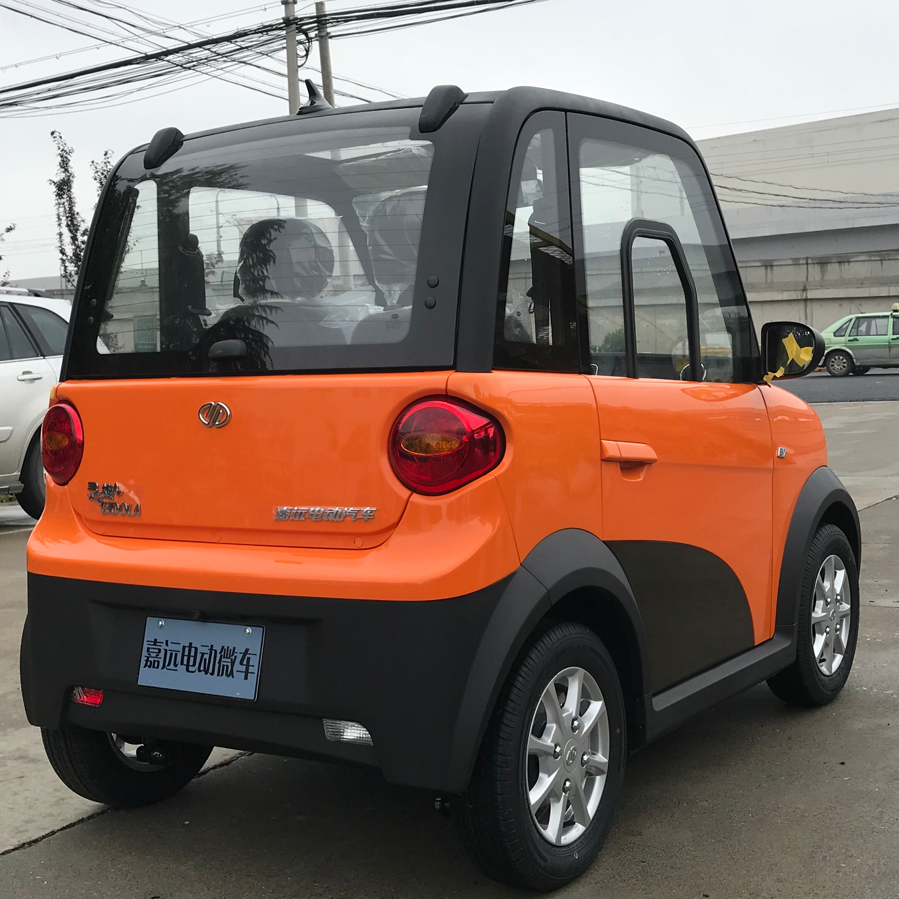 2 Doors lithium battery Mini Electric Car with CE certificate
