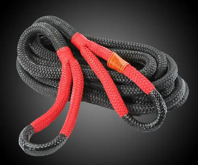 Recovery Rope Offroad Kinetic Recovery Rope For Vehicle Towing With Soft Shackle