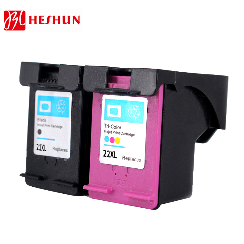 HESHUN 21 21XL цена переработанного чернильного картриджа для Deskjet3910/3920/F2110/F2120/OfficeJet4315/J3508/PSC1401/FAX1250/3180