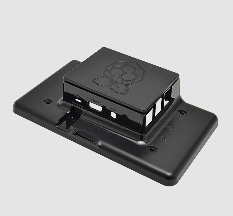 Raspberry Pi официальный 7-дюймовый дисплей Raspberry Pi 3b / 3b + сенсорный экран защитный чехол черный